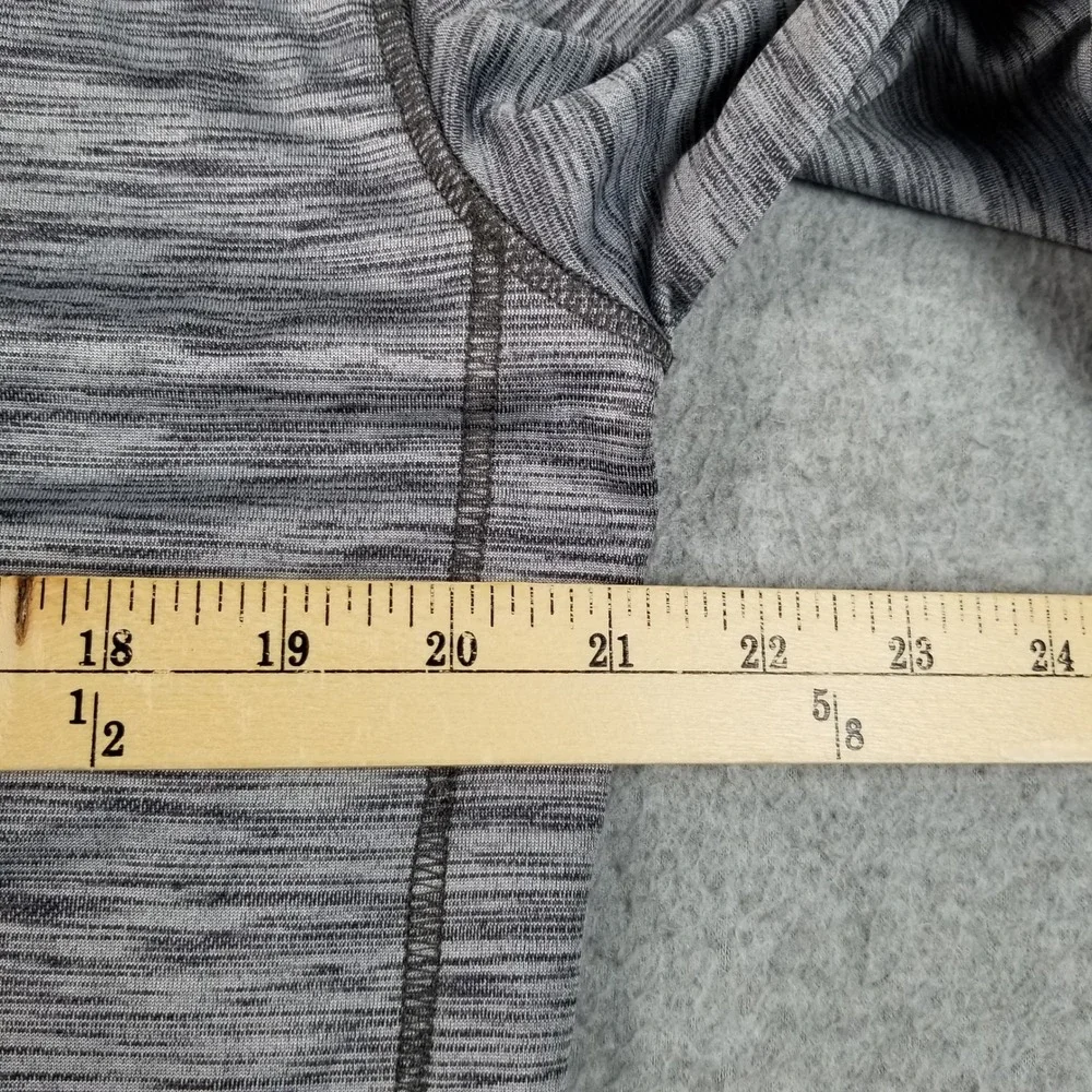 Roundtree & Yorke 1/4 Zip Jacket Mens M Medium Gray Space Dye Performance Jacket
